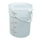 Cambro Cambro 22 qt. White Polyethylene Round Cover RFSC12148 - alternate 3